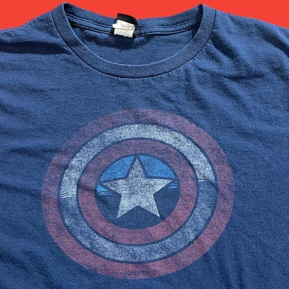 Vintage Captain America Marvel t shirt - Picture 2 of 5
